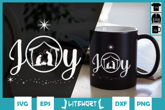 Christian Christmas Joy Faith: Graphics & Crafts Asset
