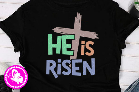 He is Risen Jesus Love Cross Clipart Review