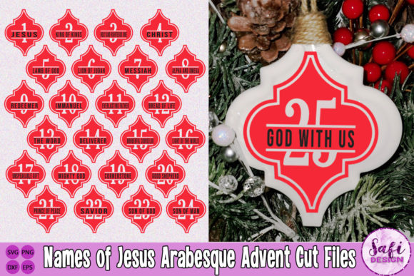Jesus Advent Arabesque Decorations: A Designer Review