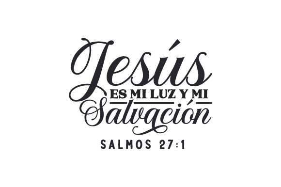 Jesús Es Mi Luz Y Mi Salvación: Religious Crafts Asset