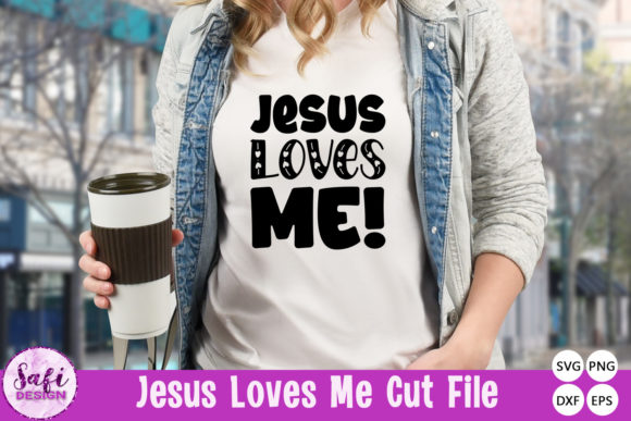 Jesus Loves Me Cut File SVG for Crafts Graphics