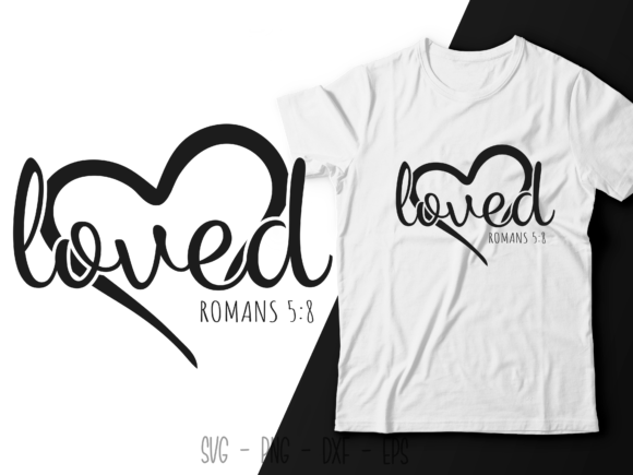 Loved Christian Graphics for Faith-Based Crafts Branding