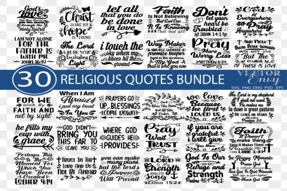 Religious Bundle Christian Quotes SVG: Graphics & Crafts Review