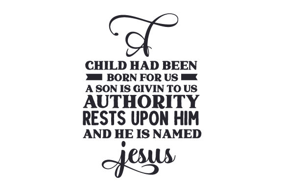 Religious Crafts Design: A Child Had Been Born