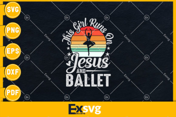 Retro Jesus & Ballet Graphics: Print Templates Review