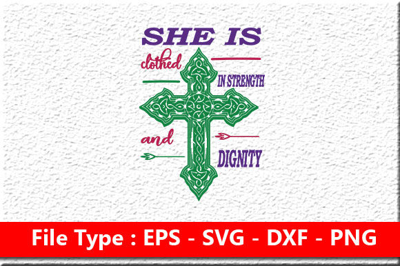 She is Clothed in Strength: Embroidery Review