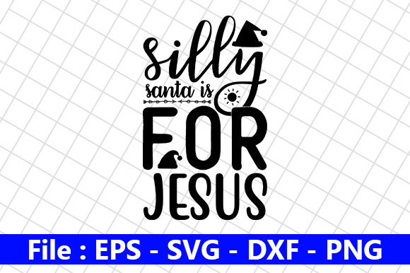 Silly Santa Graphics for Christmas Crafts & Quotes