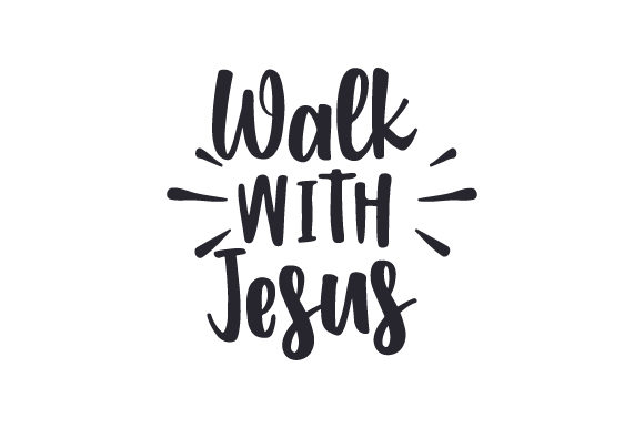 Walk with Jesus: Religious Crafts Branding Asset
